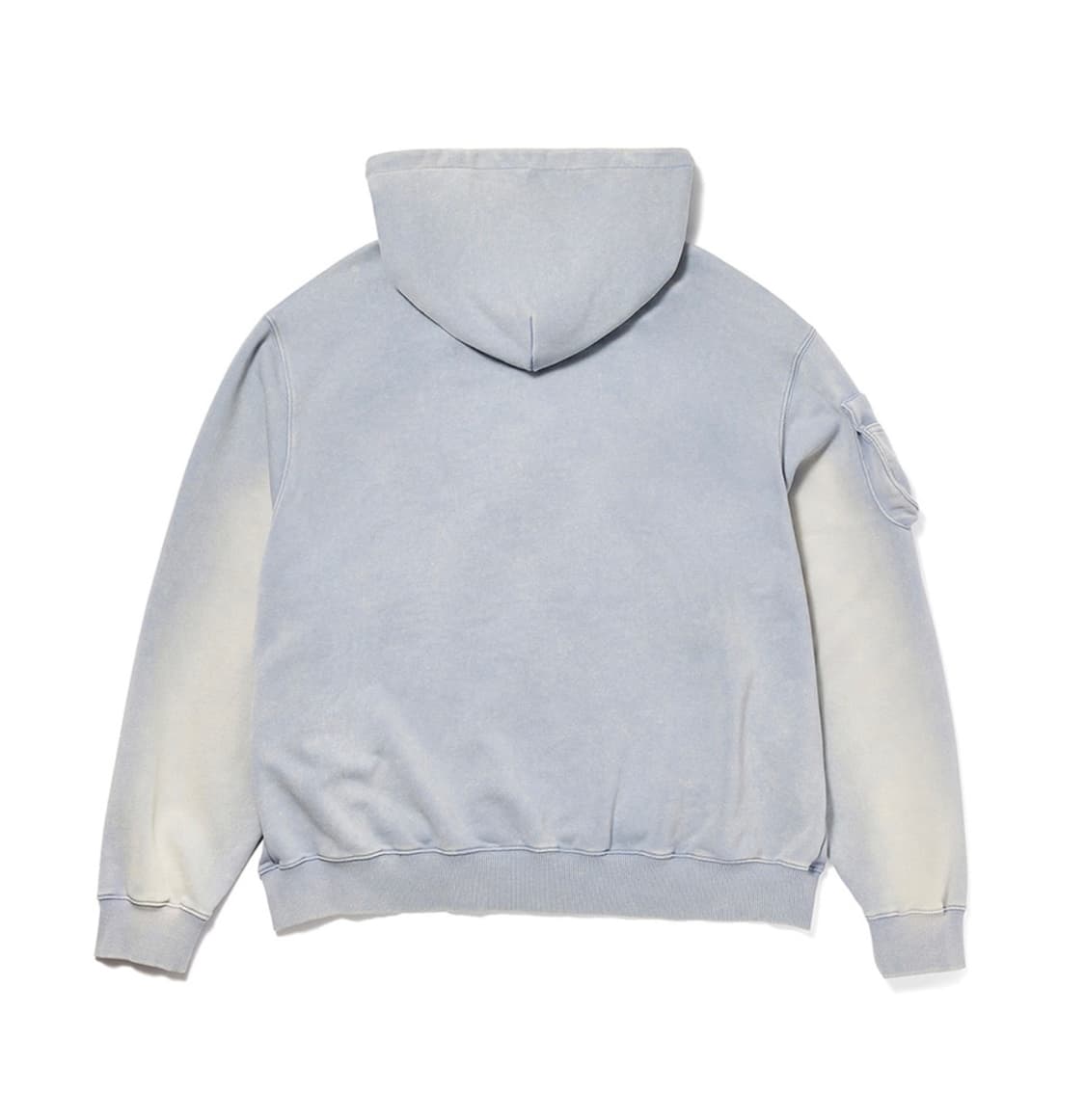 오픈와이와이 포켓 워시드 박스 후드집업 (S, Blue) 상품이미지2