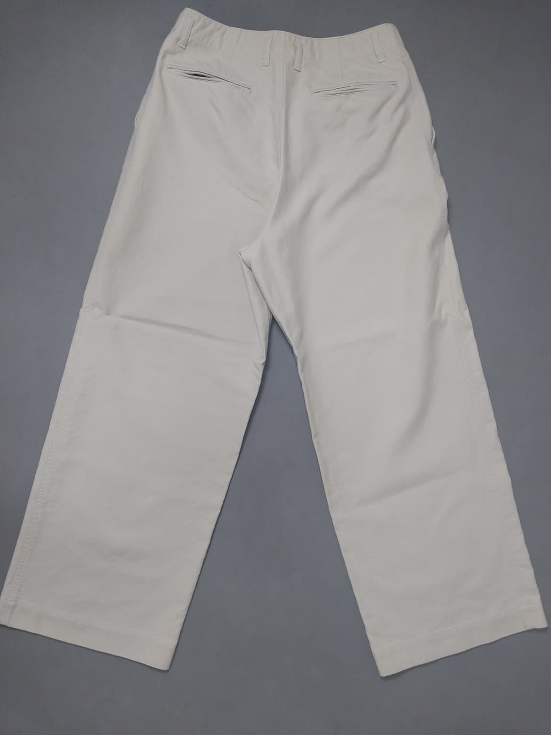 [M] 토마스모어 와이드 핏 치노 팬츠 아이보리 상품이미지7