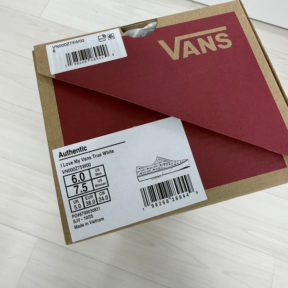 [240] 반스 x 발렌티노 할로 어센틱 새상품 상품이미지6