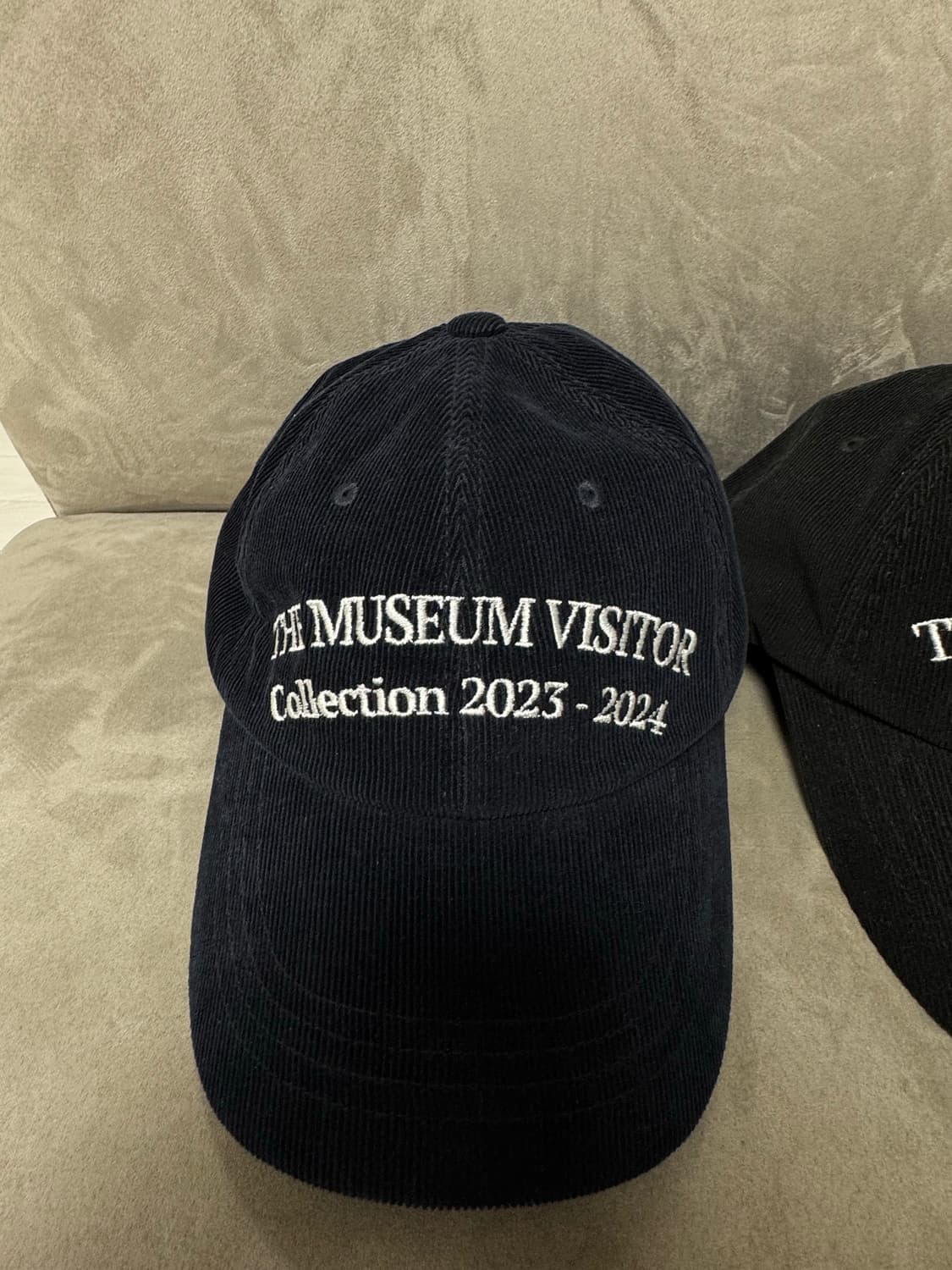 더뮤지엄비지터 코듀로이 볼캡 일괄 상품이미지4