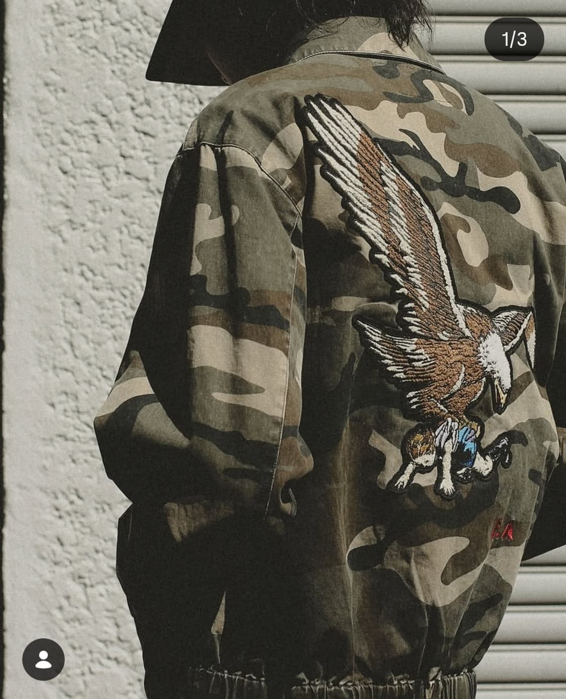 퍼킹어썸 워시드 카모 자켓 L 상품이미지2