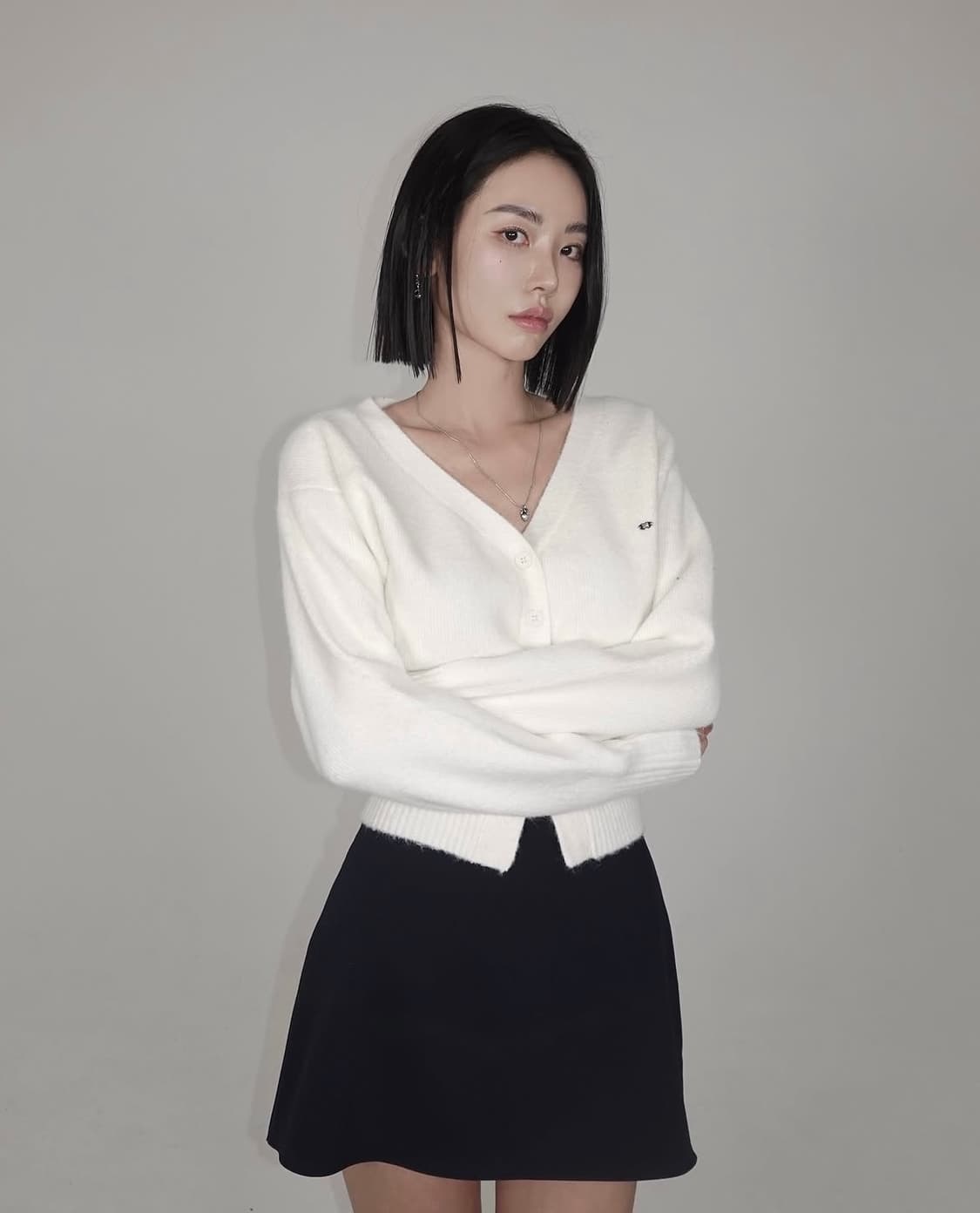 (새상품) 페일제이드 스탠다드 에이라인 스커트 블랙 1 상품이미지3