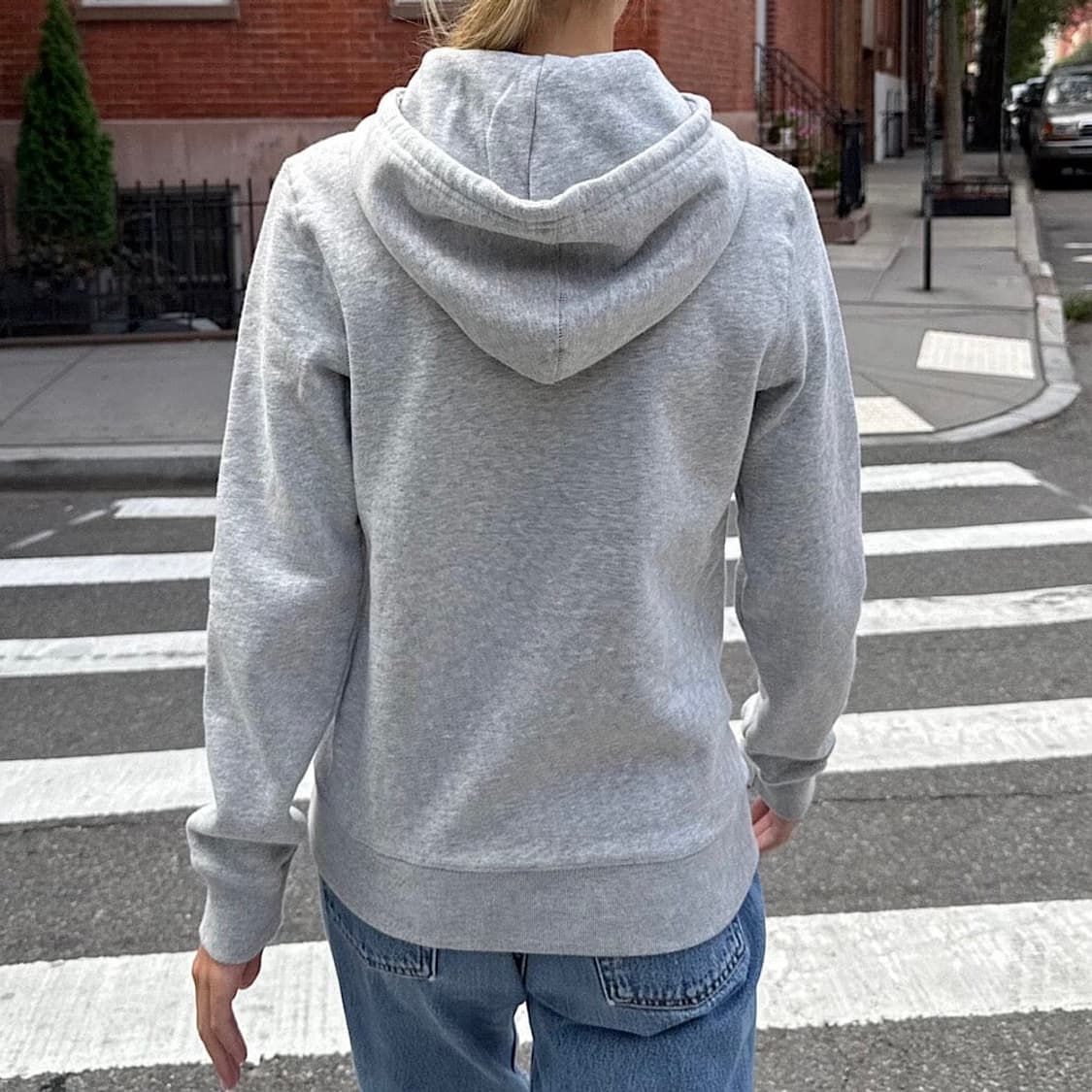 Brandymelville 브랜디멜빌 크리스티 후디 후드집업 그레이 상품이미지3