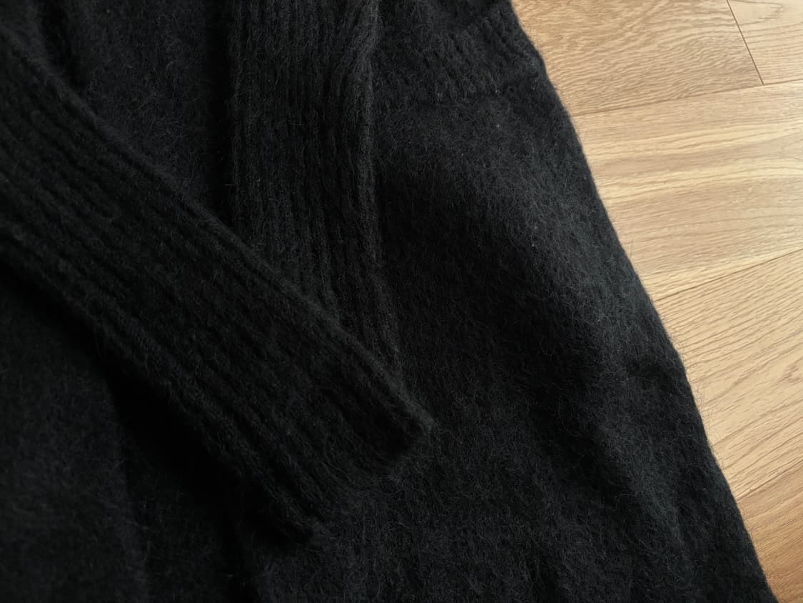 Acne Studios 아크네 모헤어 가디건 블랙 XXS 상품이미지2