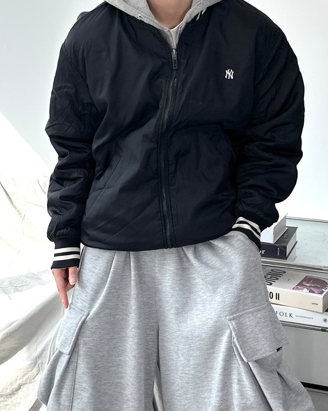 MLB 뉴욕 양키즈 리버시블 자켓 M 상품이미지4