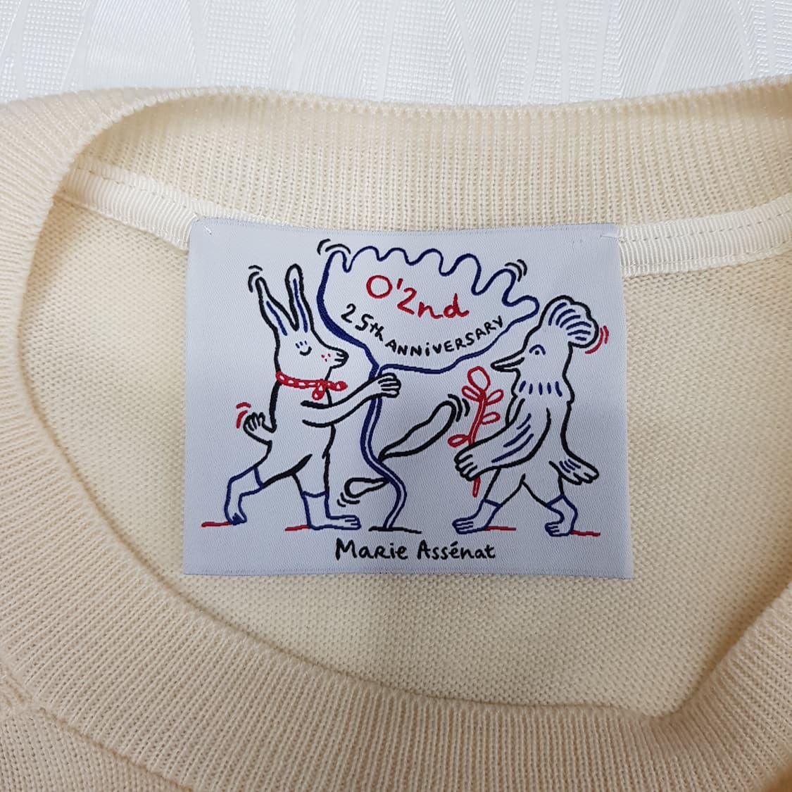 오즈세컨 2022 텍스처 블록 니트 76-90-155사이즈 상품이미지6