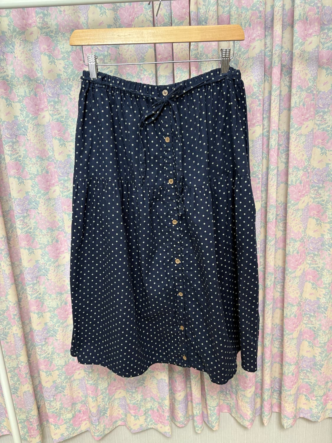 네이비 도트 스커트 상품이미지7