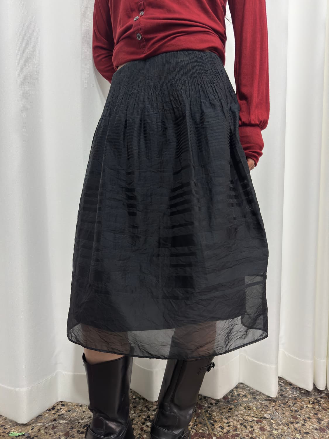 comme ca ism design midi skirt 상품이미지2