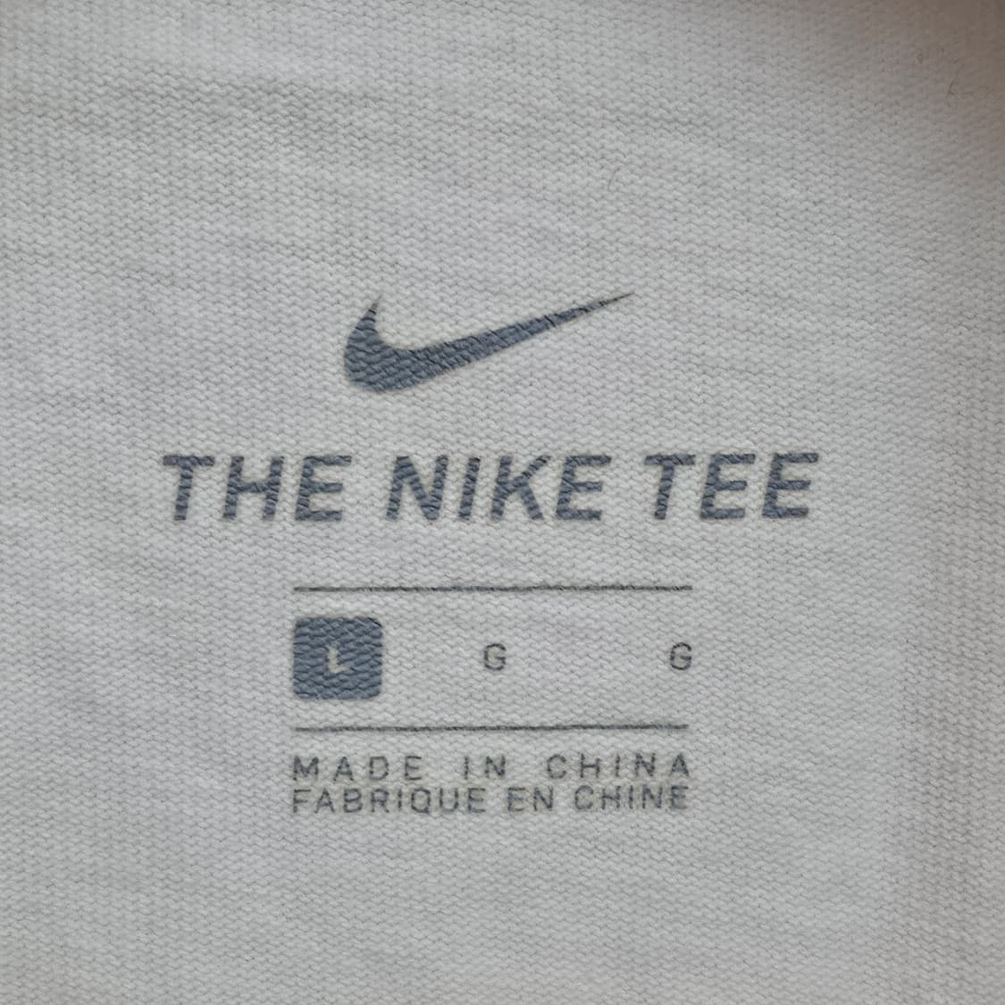 [L] 나이키 GG 반팔티 화이트 상품이미지4