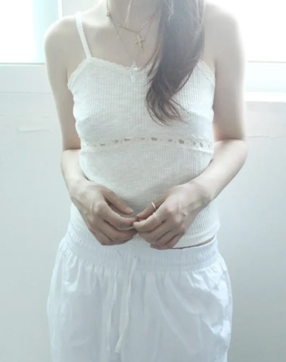히피디피 별 버튼 원피스/레이스 나시 상품이미지2