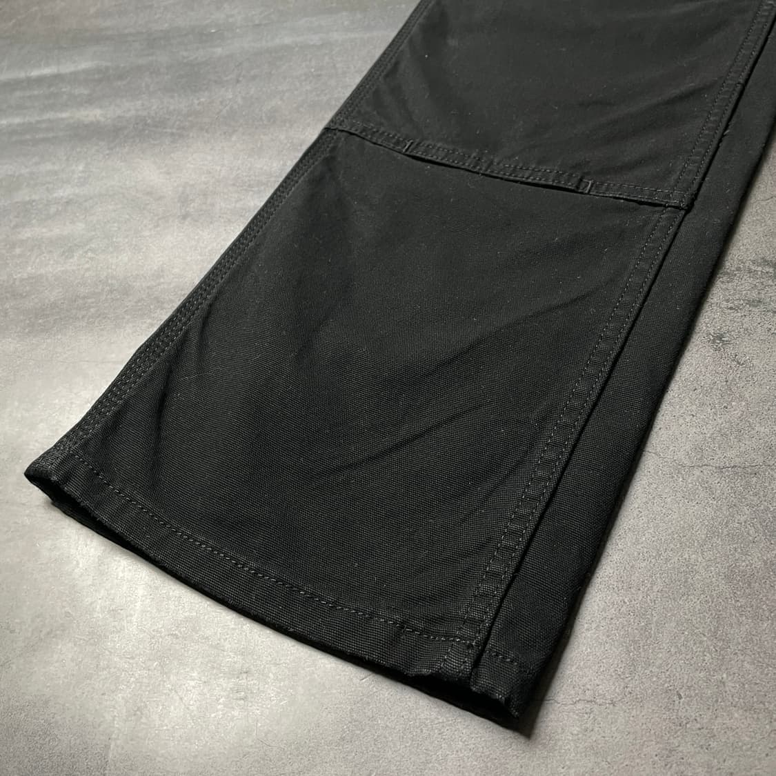 CARHARTT 칼하트 블랙 루즈핏 더블니 카펜터 워크 팬츠 A00976 상품이미지5