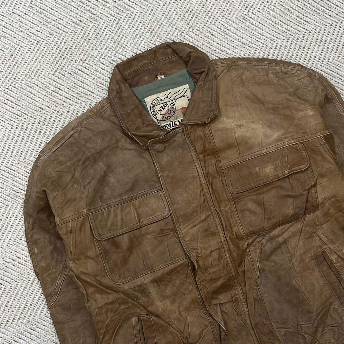 뉴질랜드아웃백 쿠퍼 컬렉션 리얼 레더자켓 r2878 상품이미지3