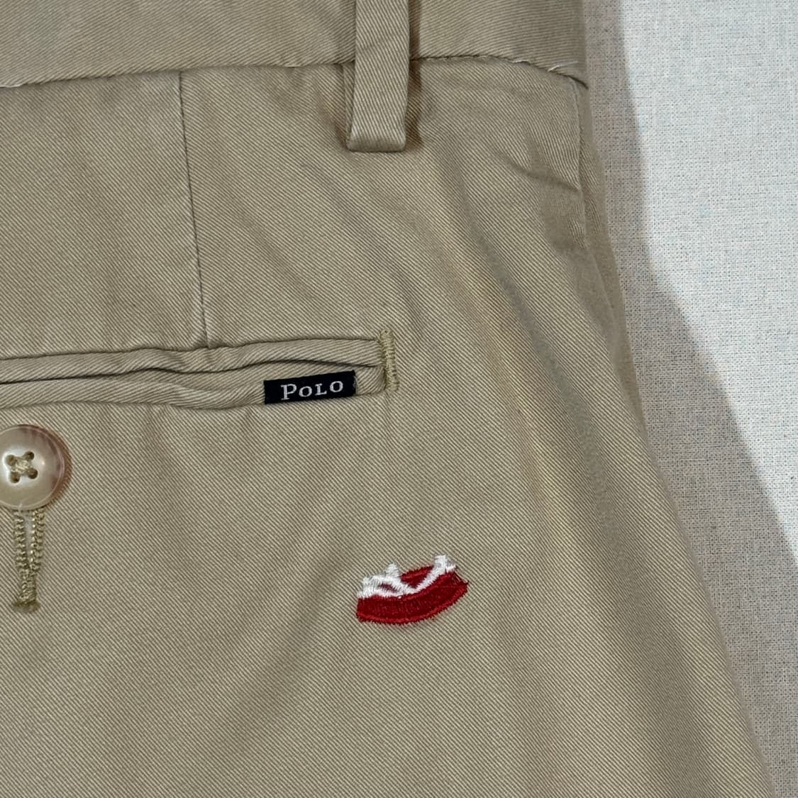 32inch) 폴로 랄프로렌 불독 자수 클래식핏 반바지 신형 상품이미지7