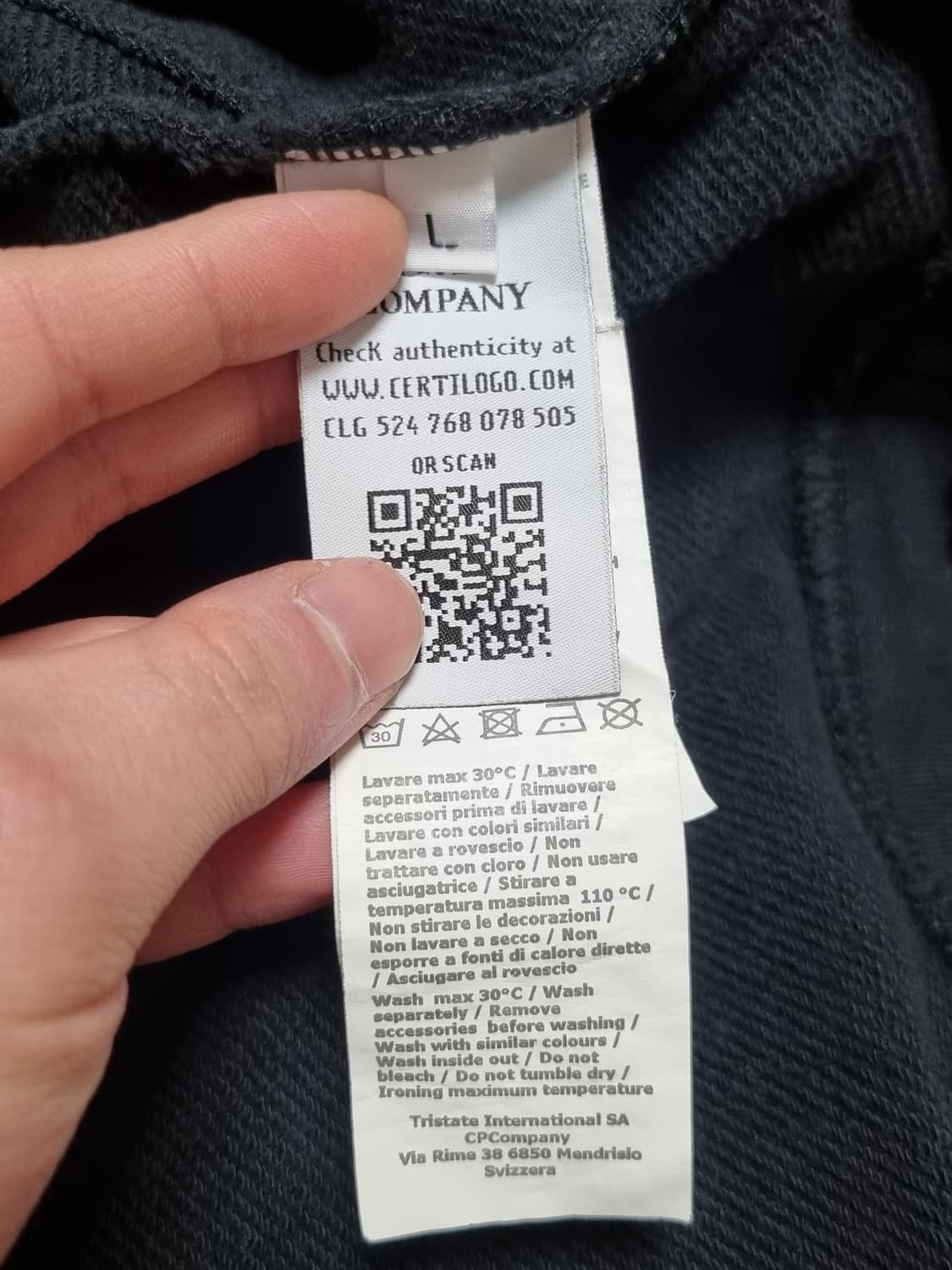 cp컴퍼니 지퍼디테일 맨투맨 상품이미지4