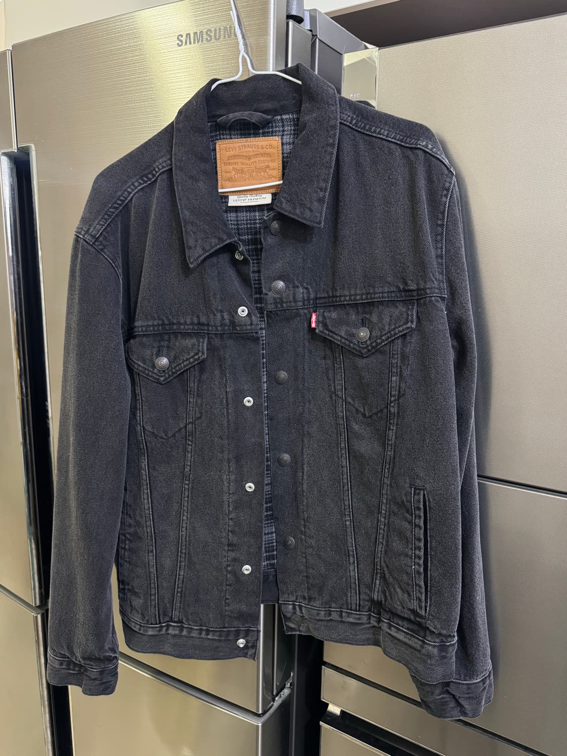 리바이스 프리미엄 흑청 트러커  상품이미지1