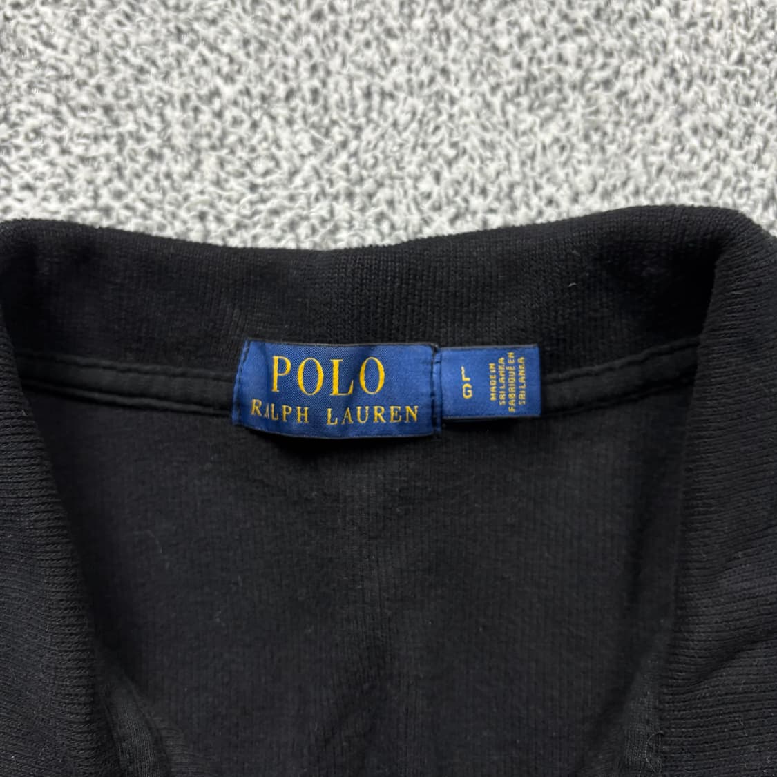 폴로 랄프로렌 블랙 포니 쿼터집업 니트 상품이미지4