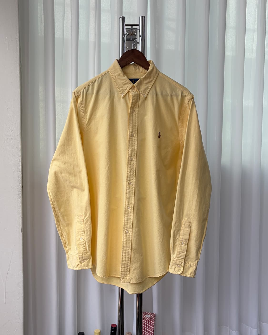 [L]폴로 랄프로렌 옐로우 옥스포드 셔츠 상품이미지3
