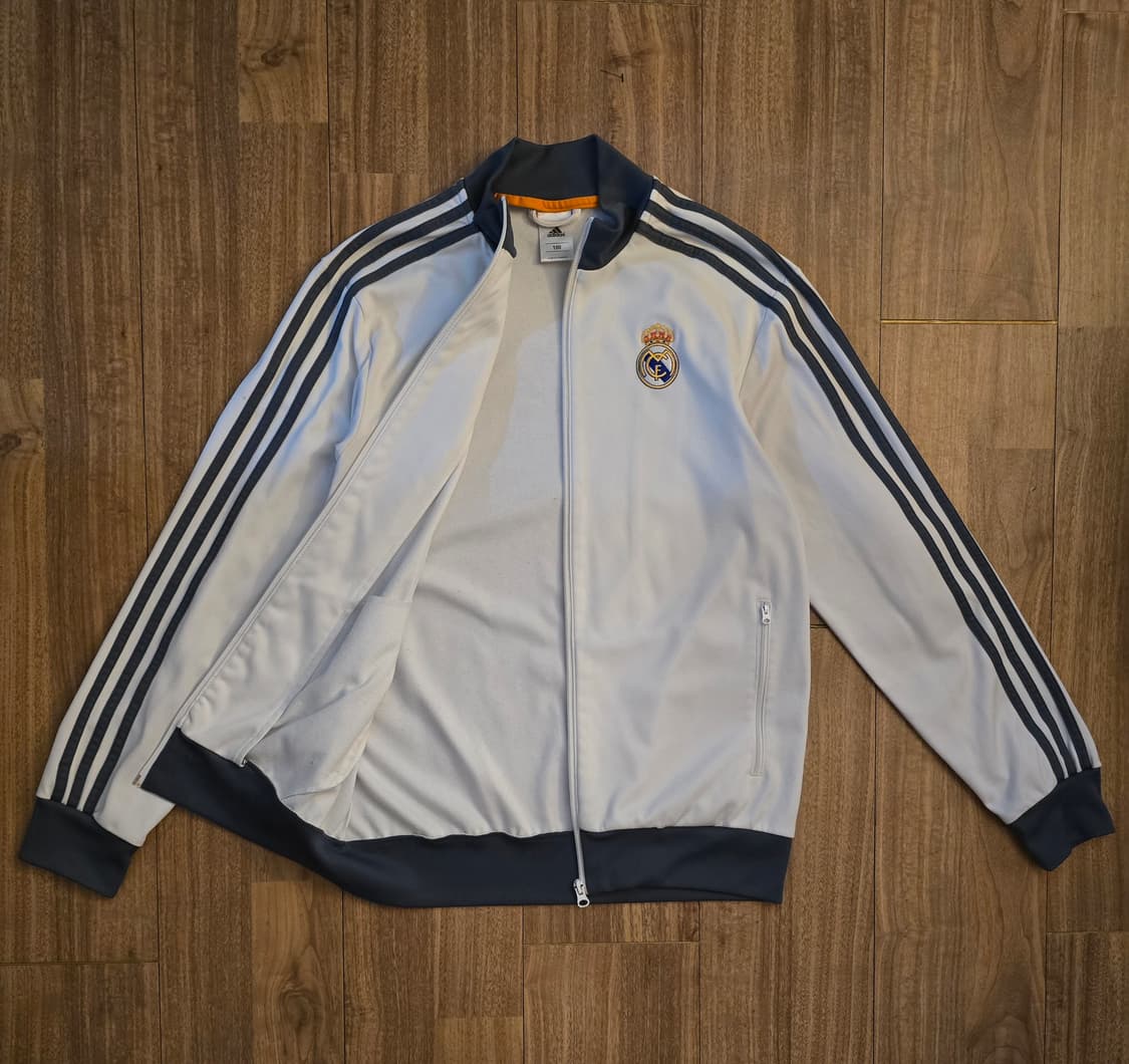 아디다스 레알 마드리드 트랙 자켓 화이트 100 상품이미지3