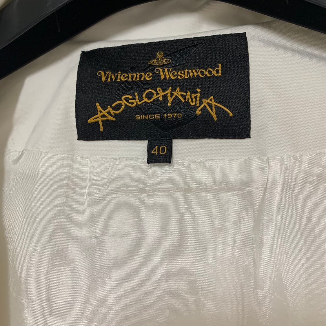 비비안 웨스트우드 화이트 트렌치 코트 상품이미지6