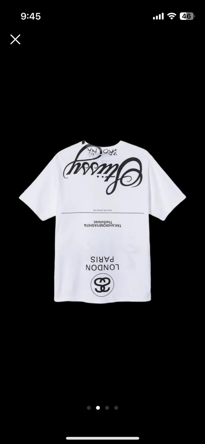 스투시 x 솔로이스트 40 월드투어 티셔츠 상품이미지2