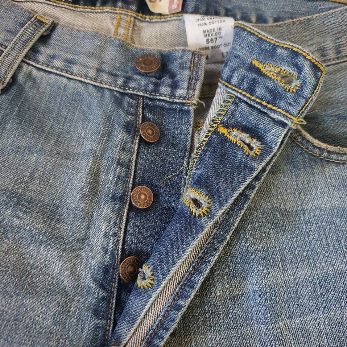 00s 리바이스567루즈 부츠컷 데님 팬츠 상품이미지3