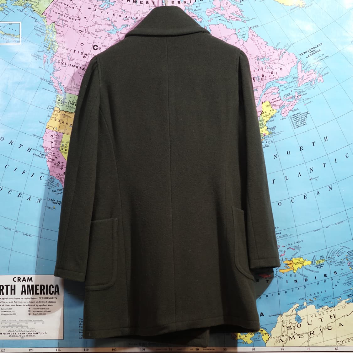 히스테릭글래머 더블 브레스트 울 코트 상품이미지5