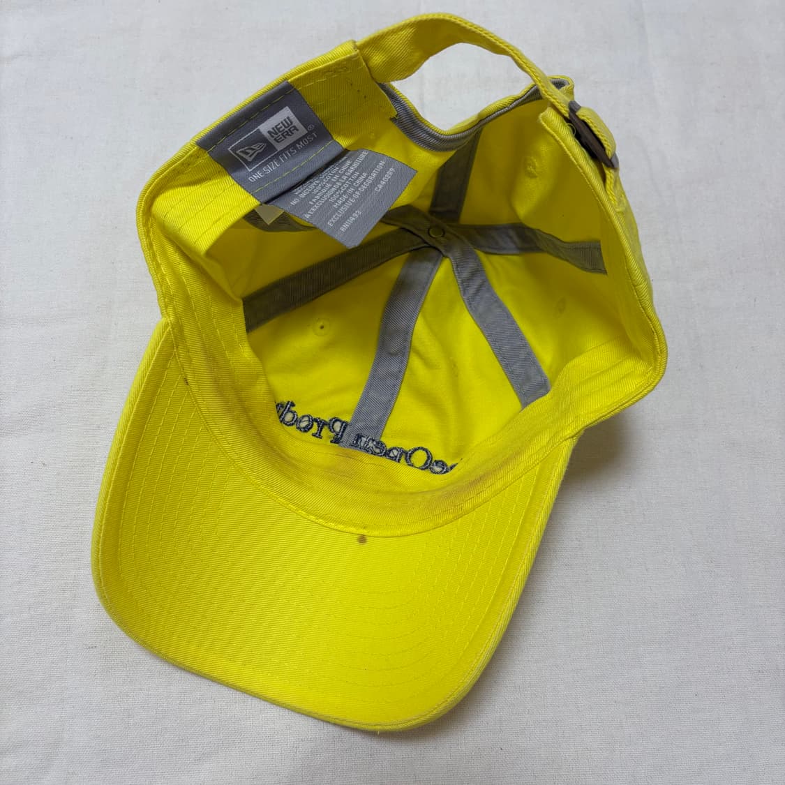 더오픈프로덕트 X 뉴에라 볼캡 모자 옐로우 상품이미지2