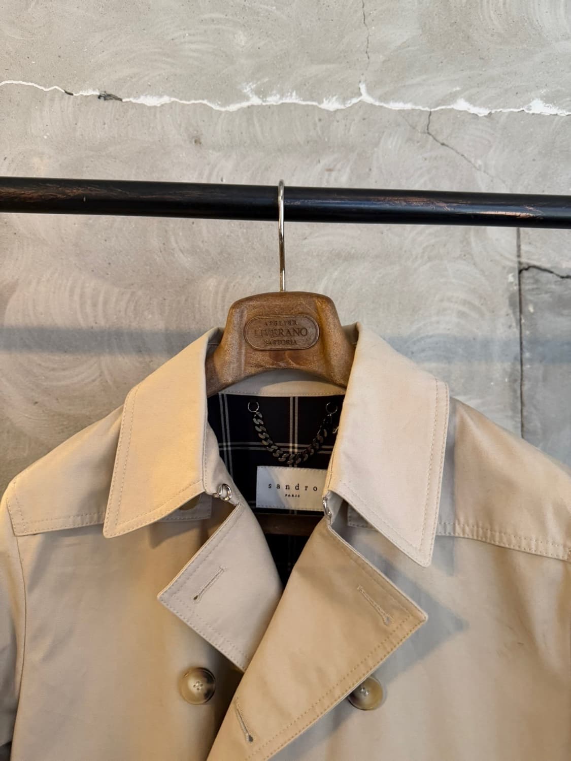 산드로 트렌치코트 100 상품이미지3