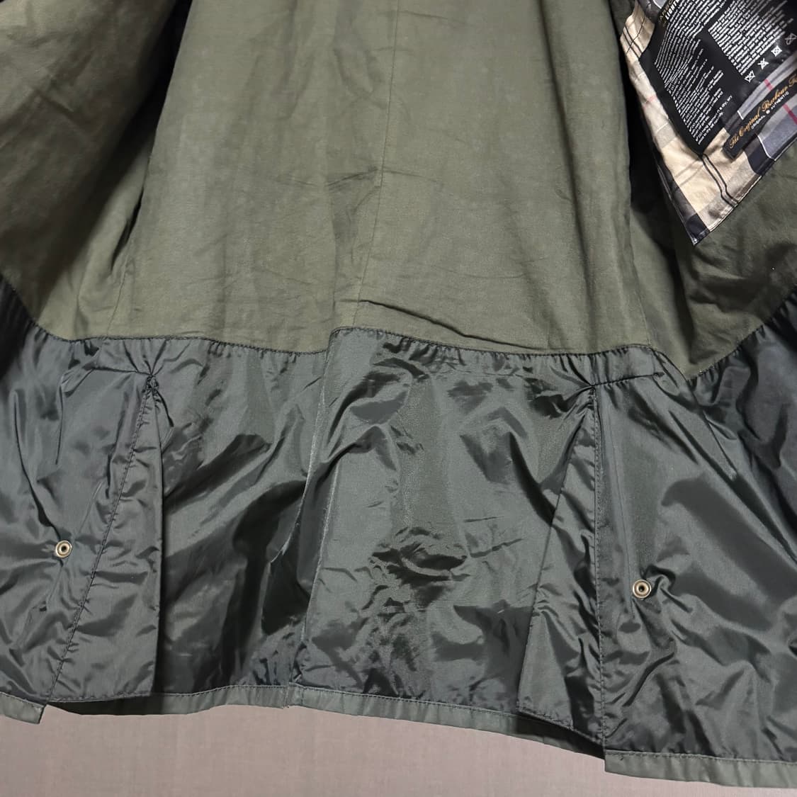 바버 왁스 자켓 올리브 XL 상품이미지8