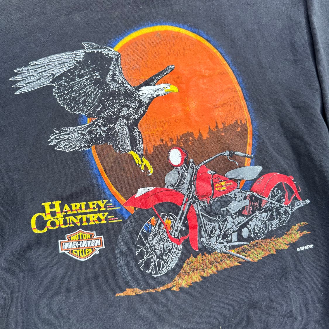 [L] 90s Harley davidson 할리데이비슨 스웻셔츠 상품이미지5