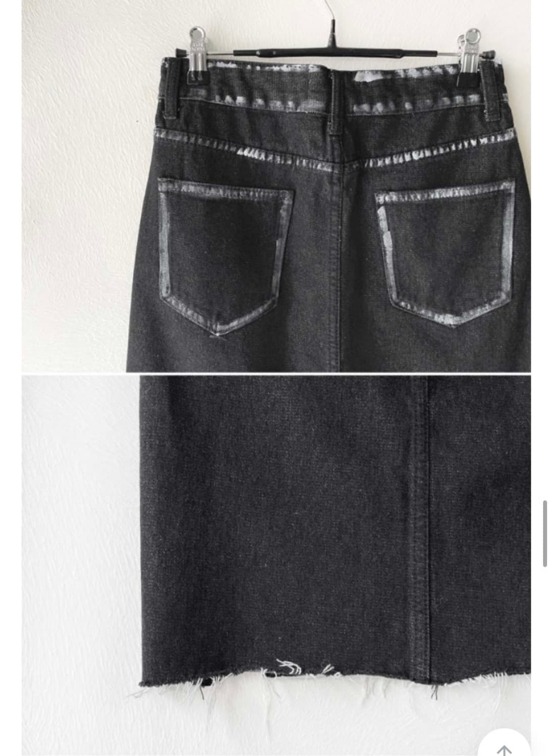 김아홉 스티치 롱스커트 상품이미지5