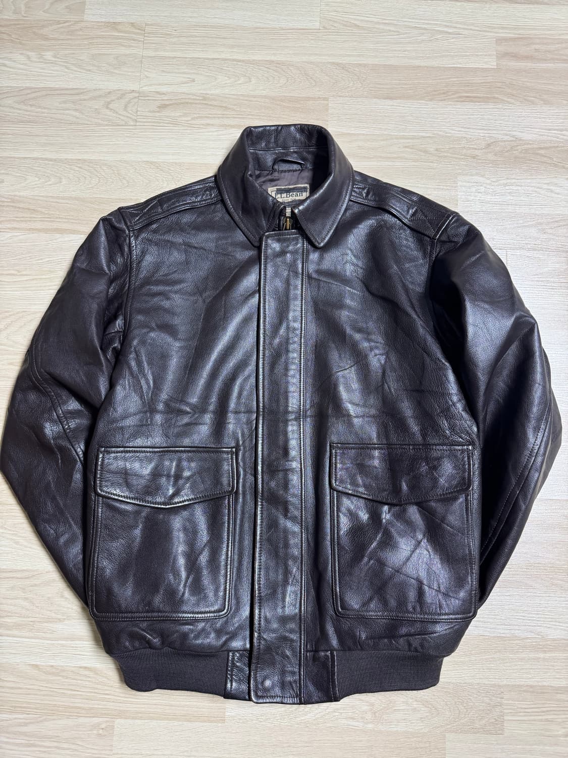 L.L.Bean 가죽 자켓 XL 갈색 상품이미지1