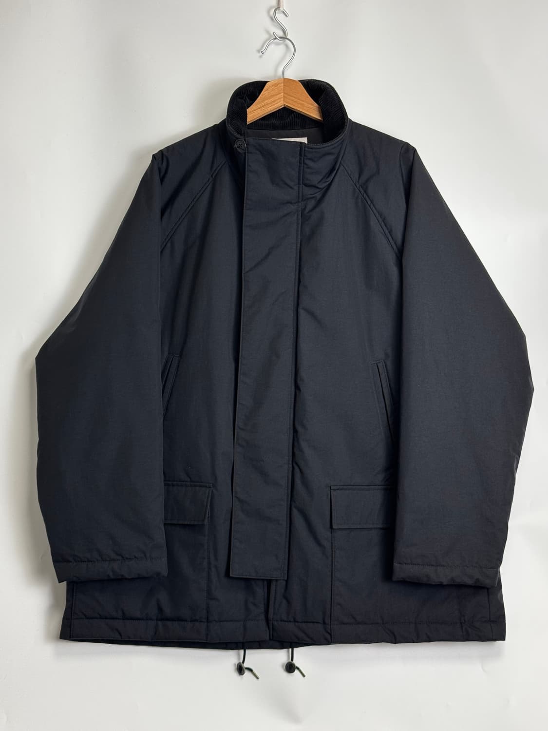 스틸바이핸드 스탠드칼라 패디드 하프 코트 48 상품이미지2