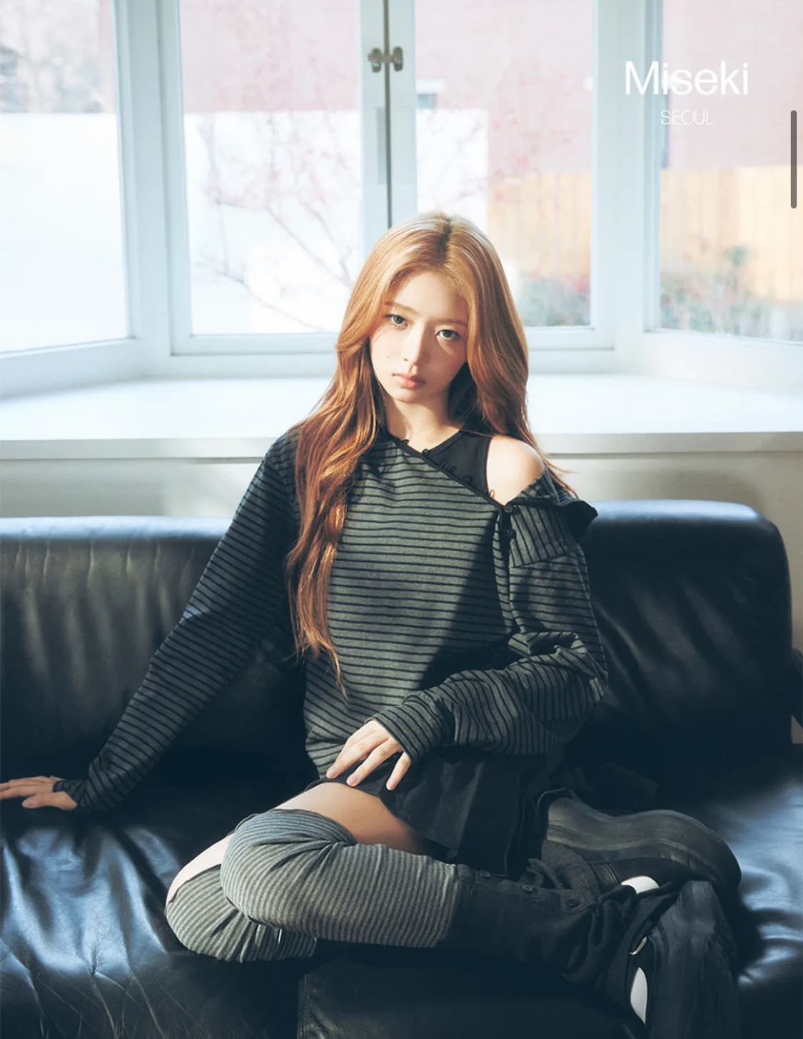 미세키서울 레이픽 레이어드 후드 상품이미지2