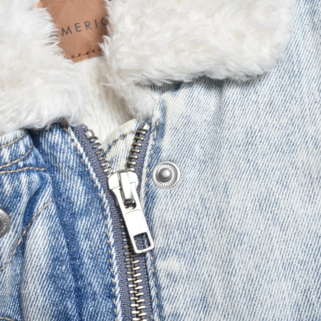 아메리칸 이글 쉐르파 양털 데님 청자켓 N906 상품이미지3