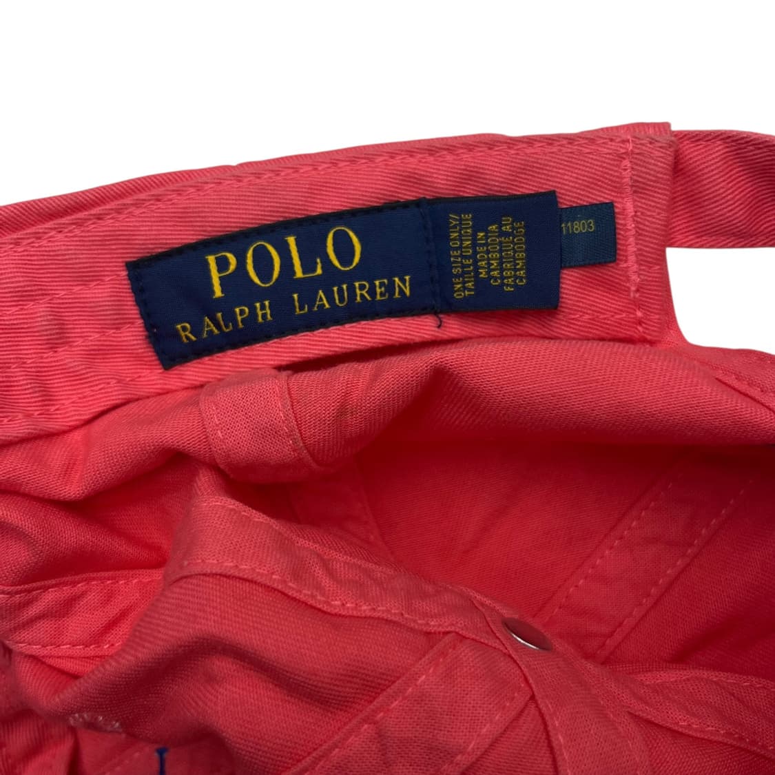 폴로 랄프로렌 블루포니 코랄 볼캡 상품이미지8