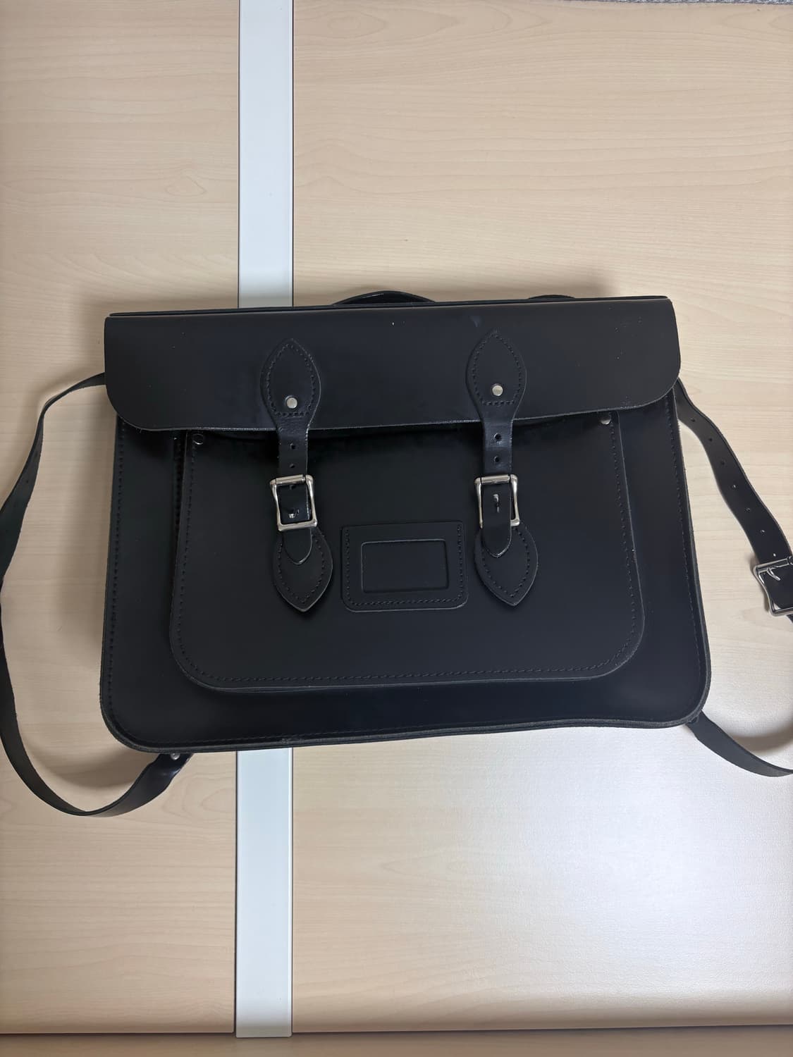 The leather satchel 더레더사첼 커스텀백 상품이미지1