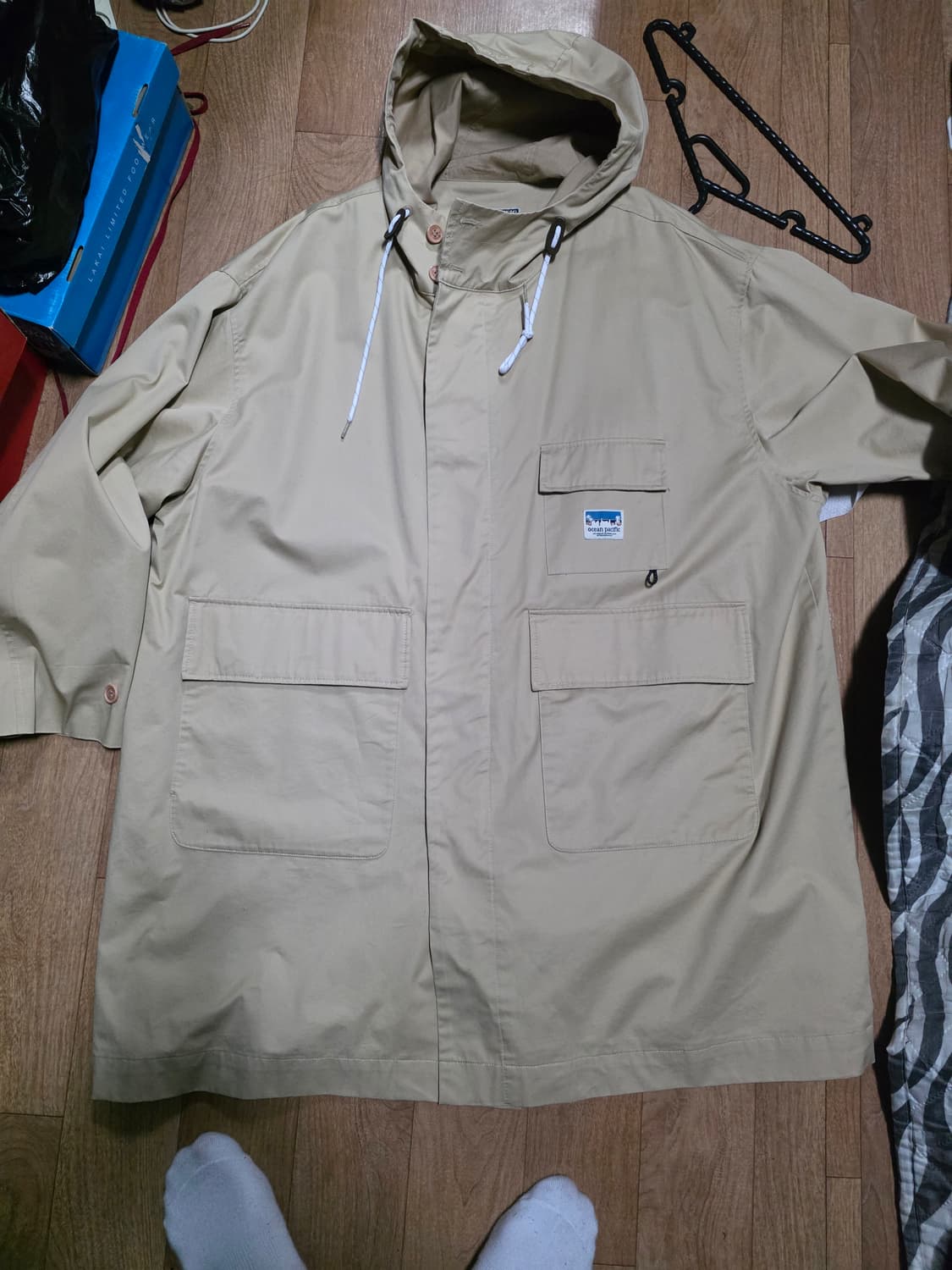 오션퍼시픽 오버사이즈 후드 롱야상 상품이미지3