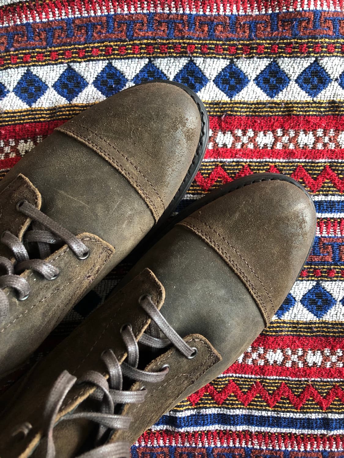 Thursday 브라운 스웨이드 부츠 275 미사용 상품이미지5