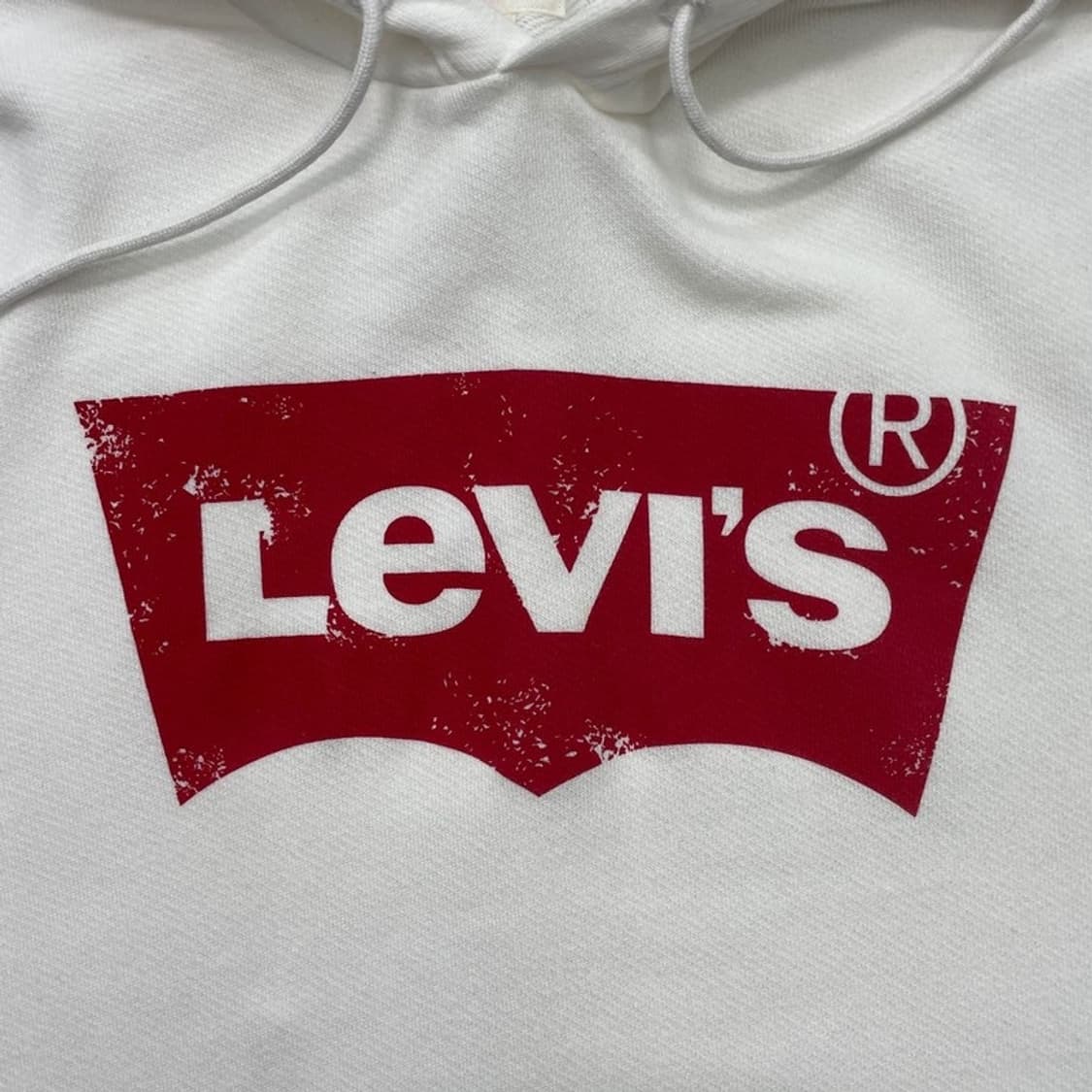LEVI'S 로고 후드티 크림 L 상품이미지4