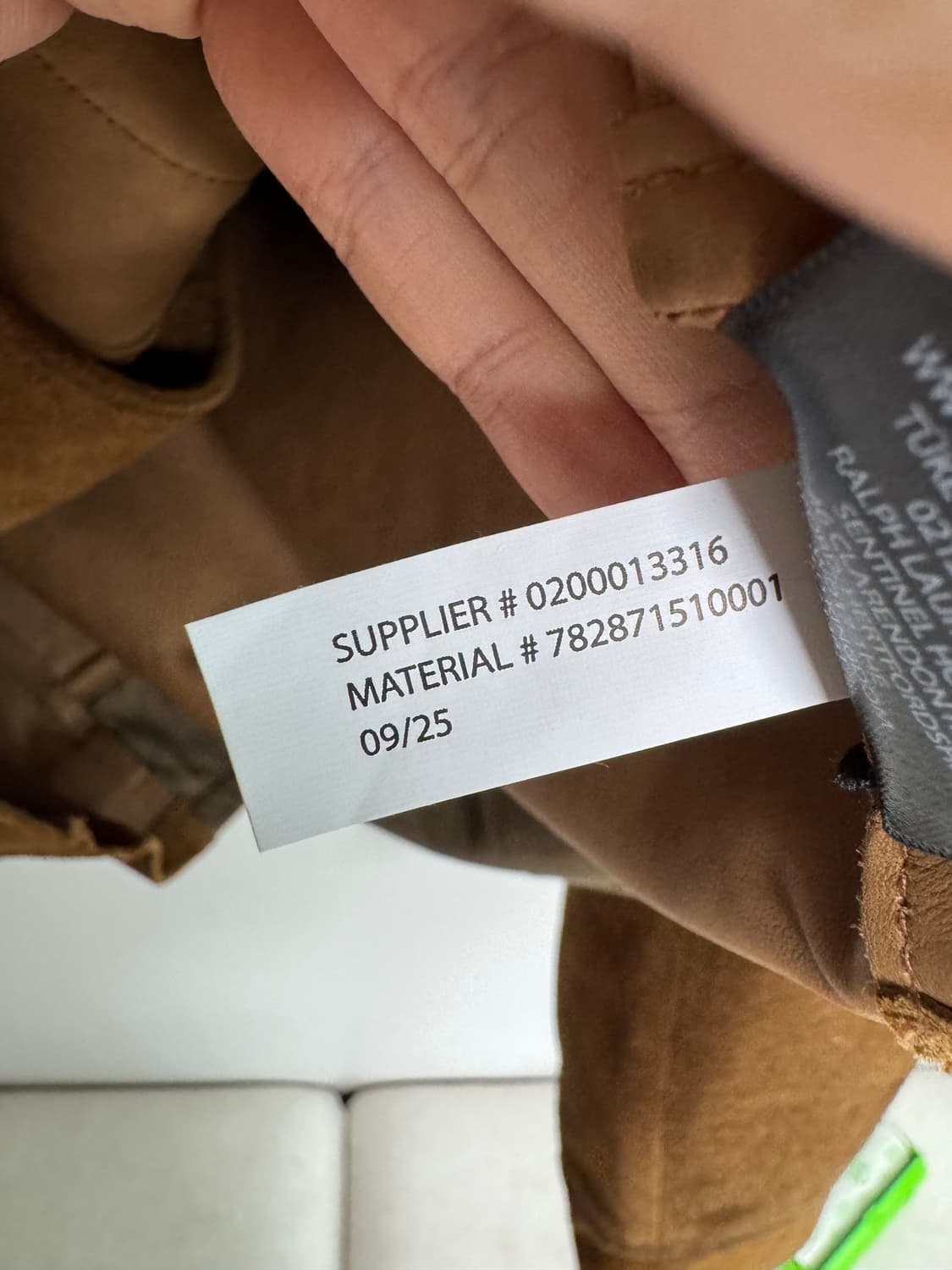 [L] RRL 러프아웃 스웨이드 자켓 브라운 /뉴스보이 카코트 상품이미지8