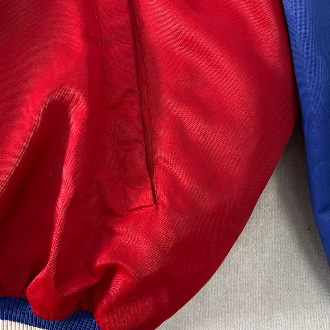 110 90s NBA Sixers 마제스틱 스타디움 자켓  상품이미지8