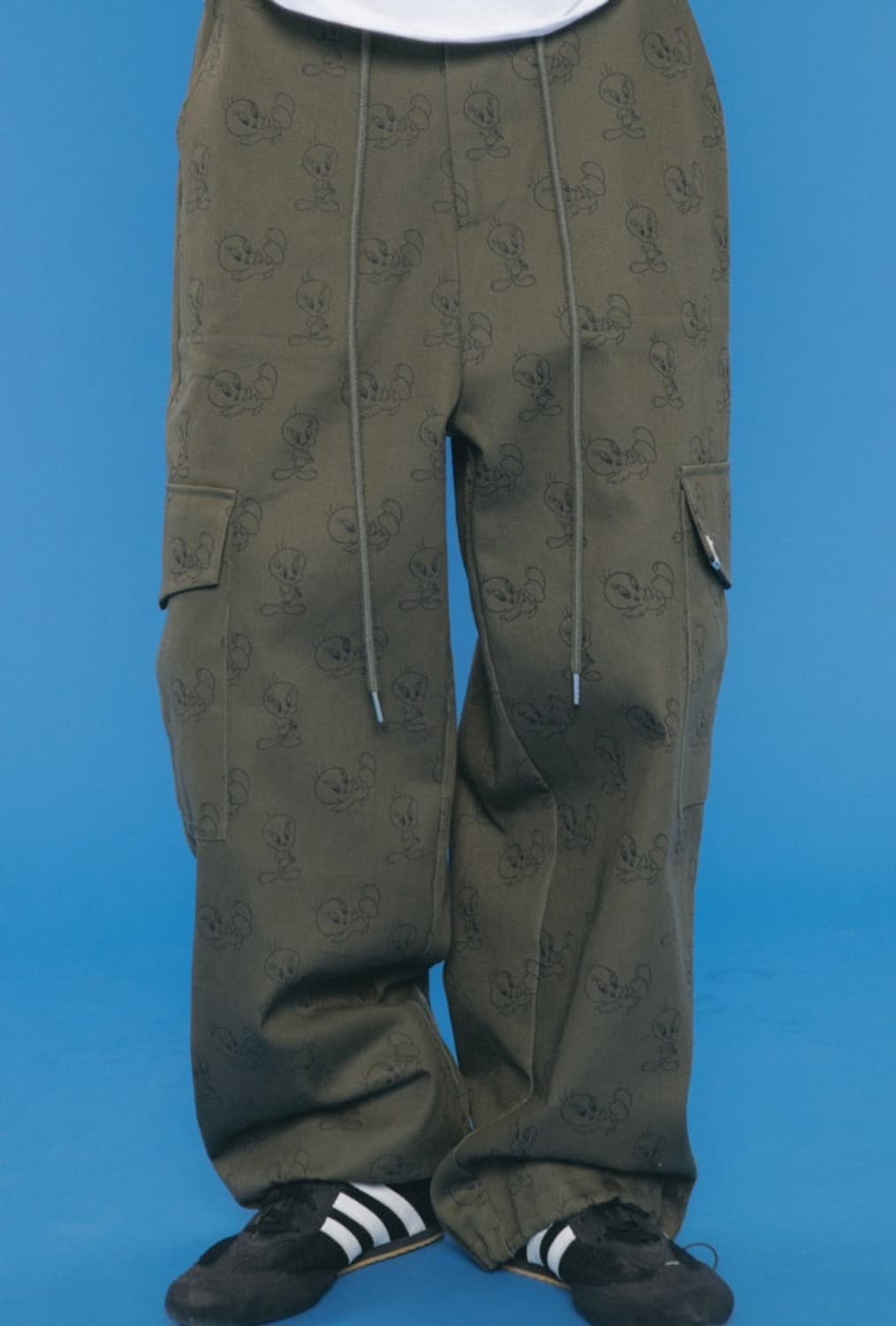 [FANCY X TW] 스위티 패턴 카고 팬츠 (KHAKI) 상품이미지2