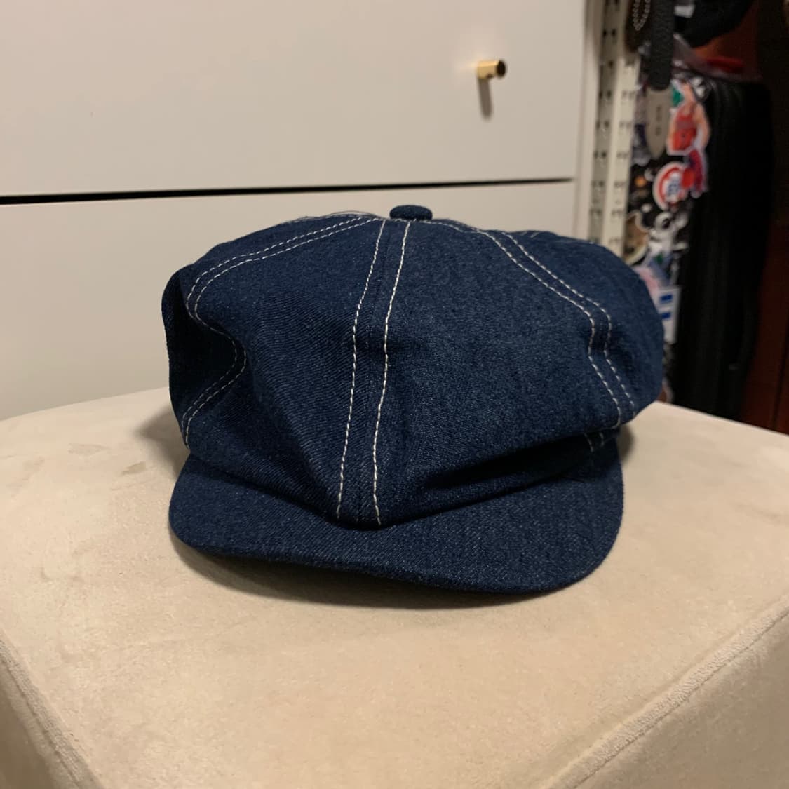 일본 빈티지 뉴스보이 캡 빵 모자 상품이미지3