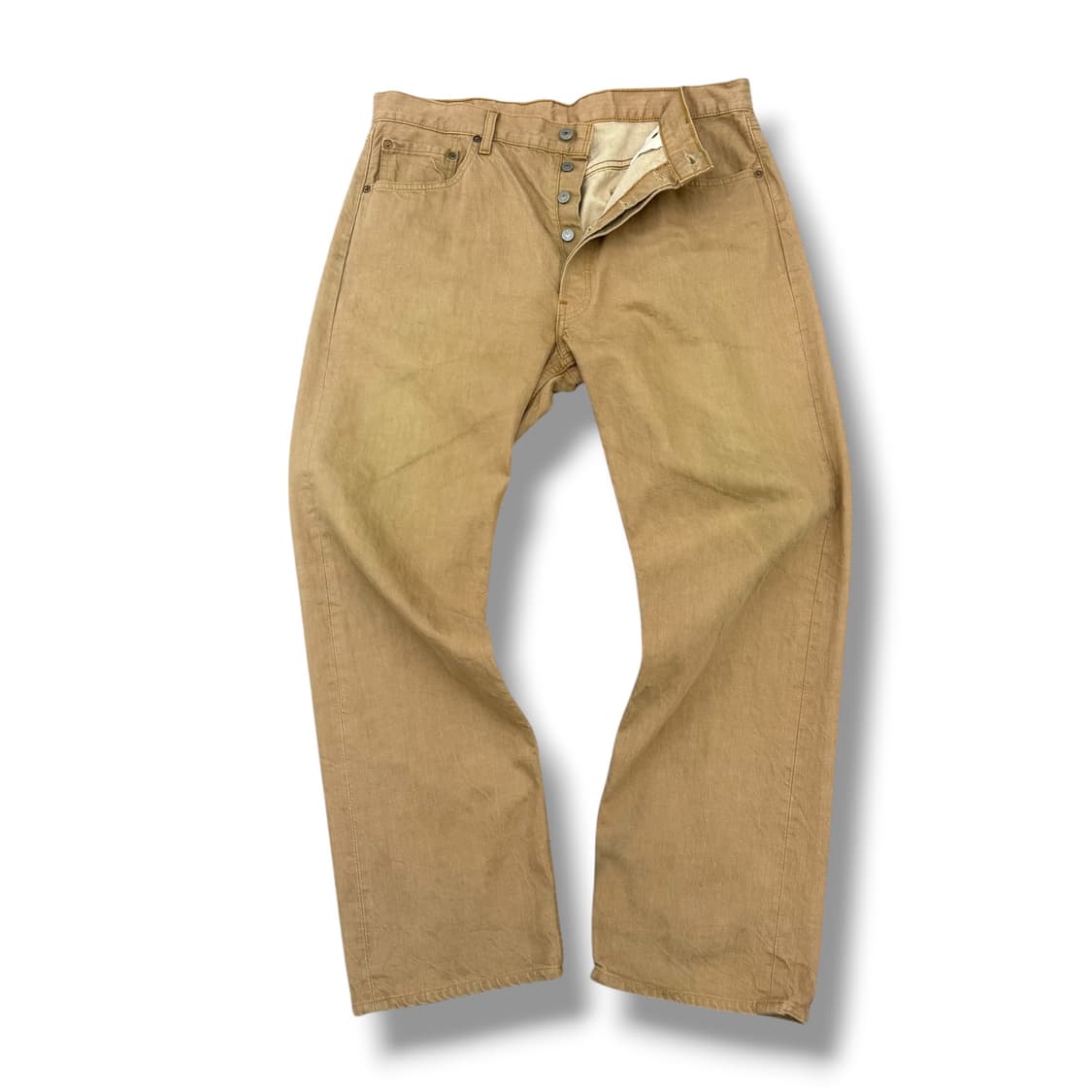 리바이스 501 베이지 코튼팬츠 상품이미지1