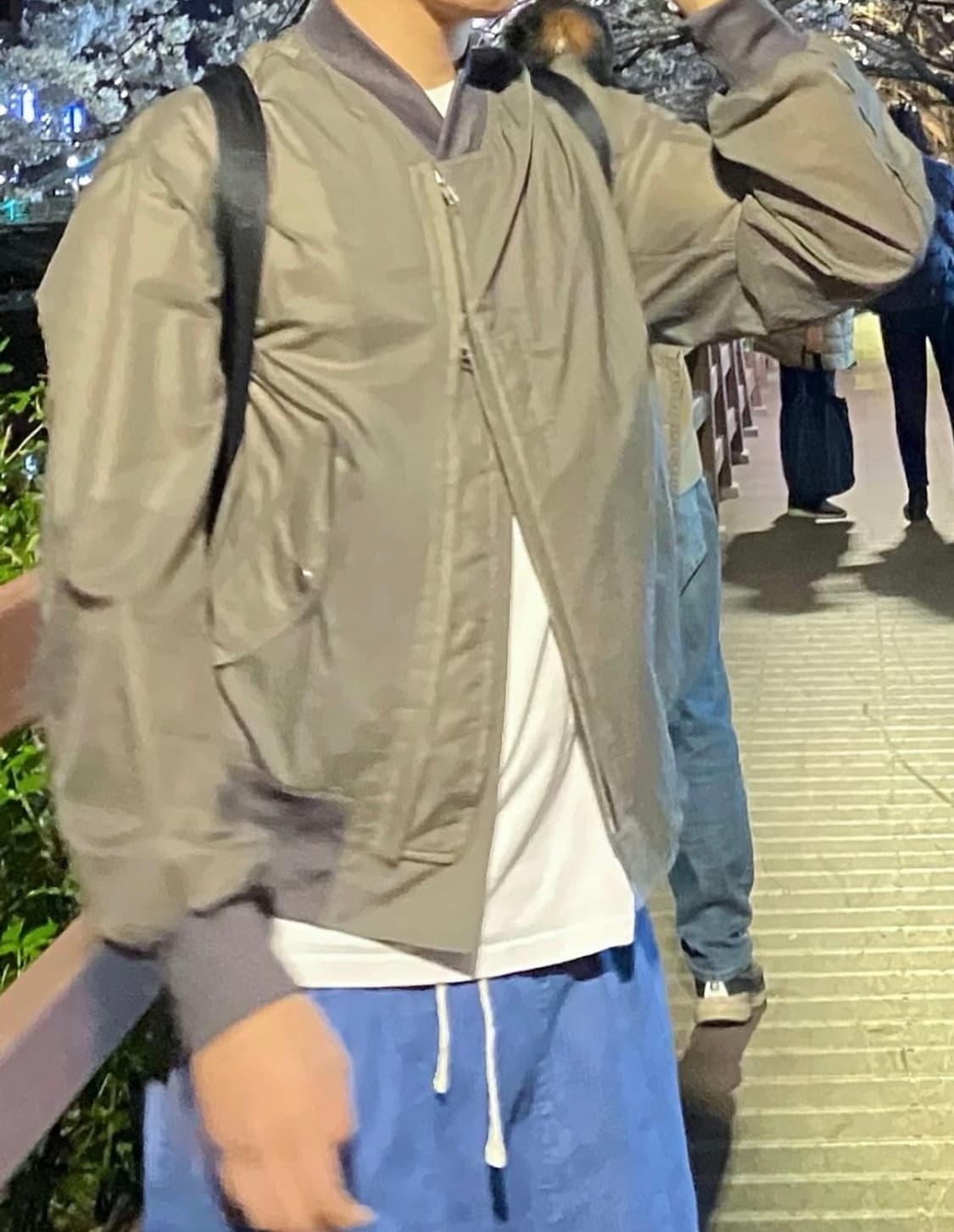 폴리테루 봄버자켓 초판 올리브 그레이 3size 상품이미지3