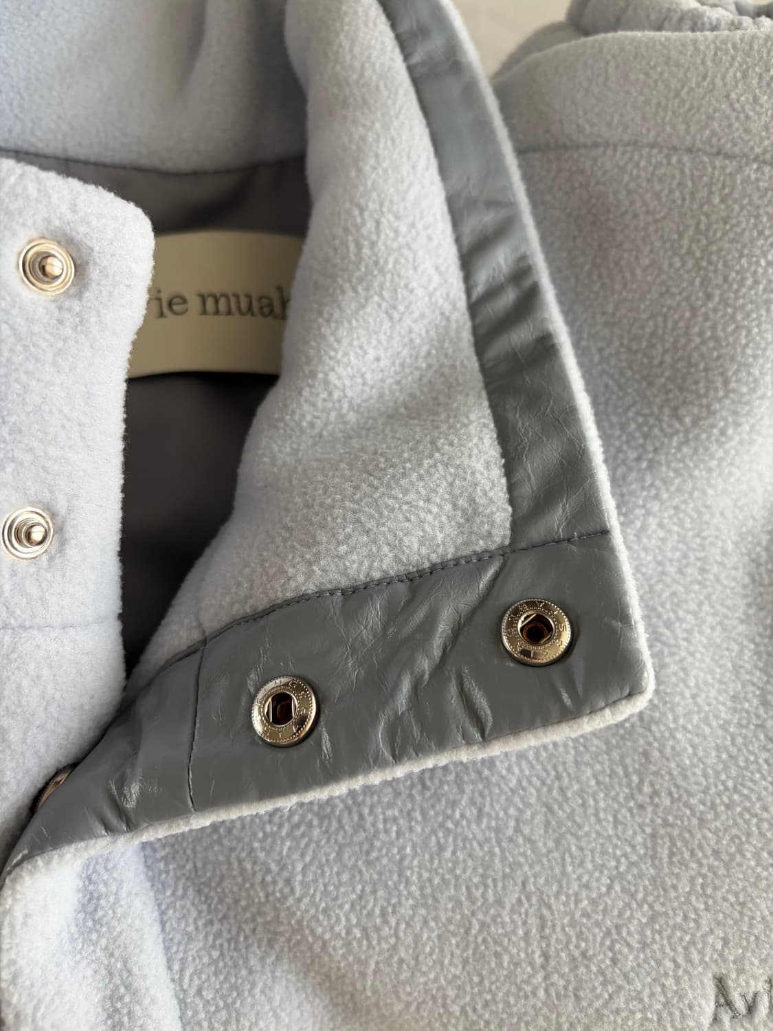 아비에무아 오버사이즈 로고플리스쟈켓 상품이미지9