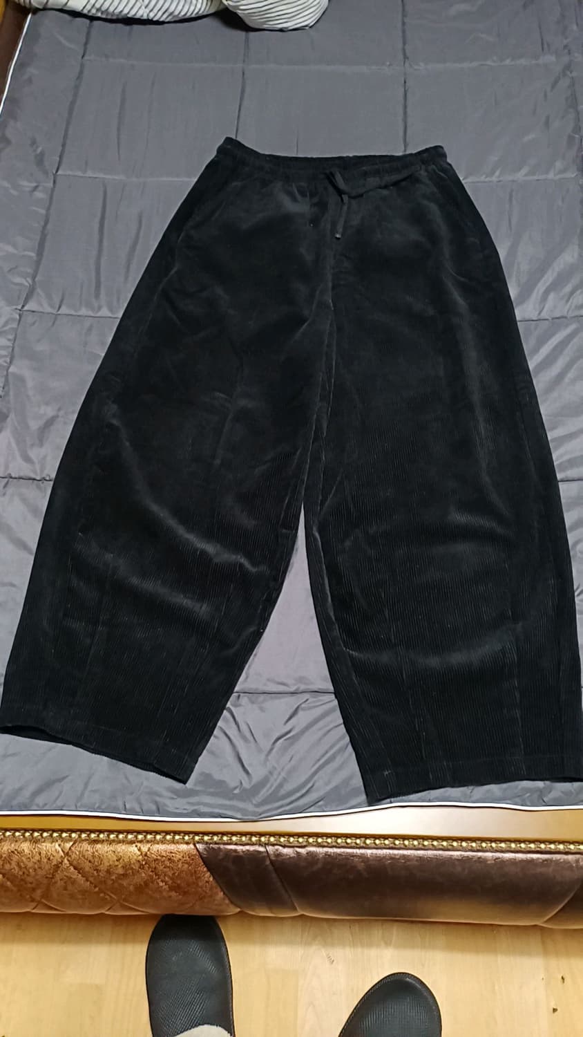 하이드아웃 와이드 코듀로이팬츠 33인치 기장101 상품이미지1