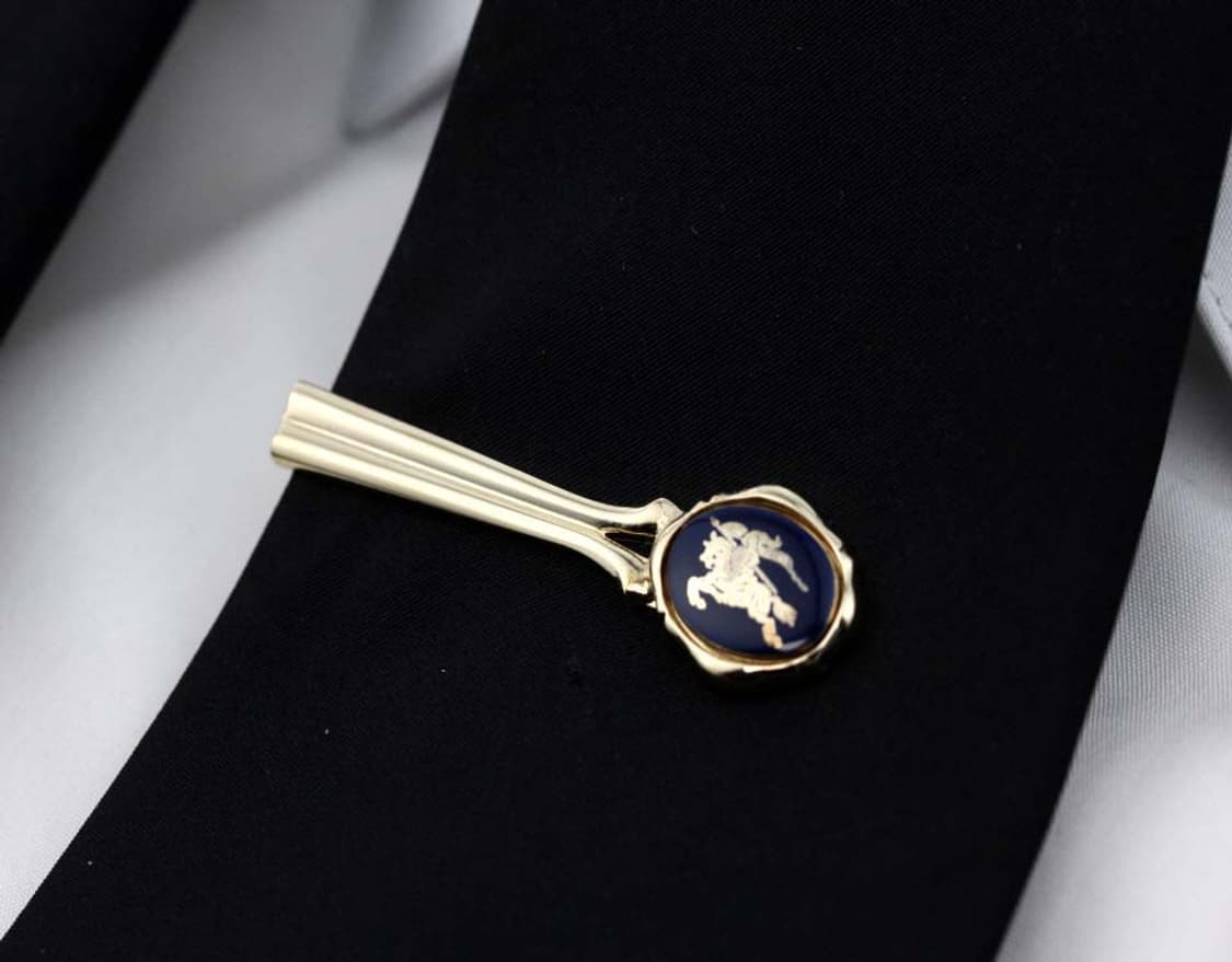 버버리 A등급 5cm 실버925 은 남자 명품 넥타이핀 상품이미지7