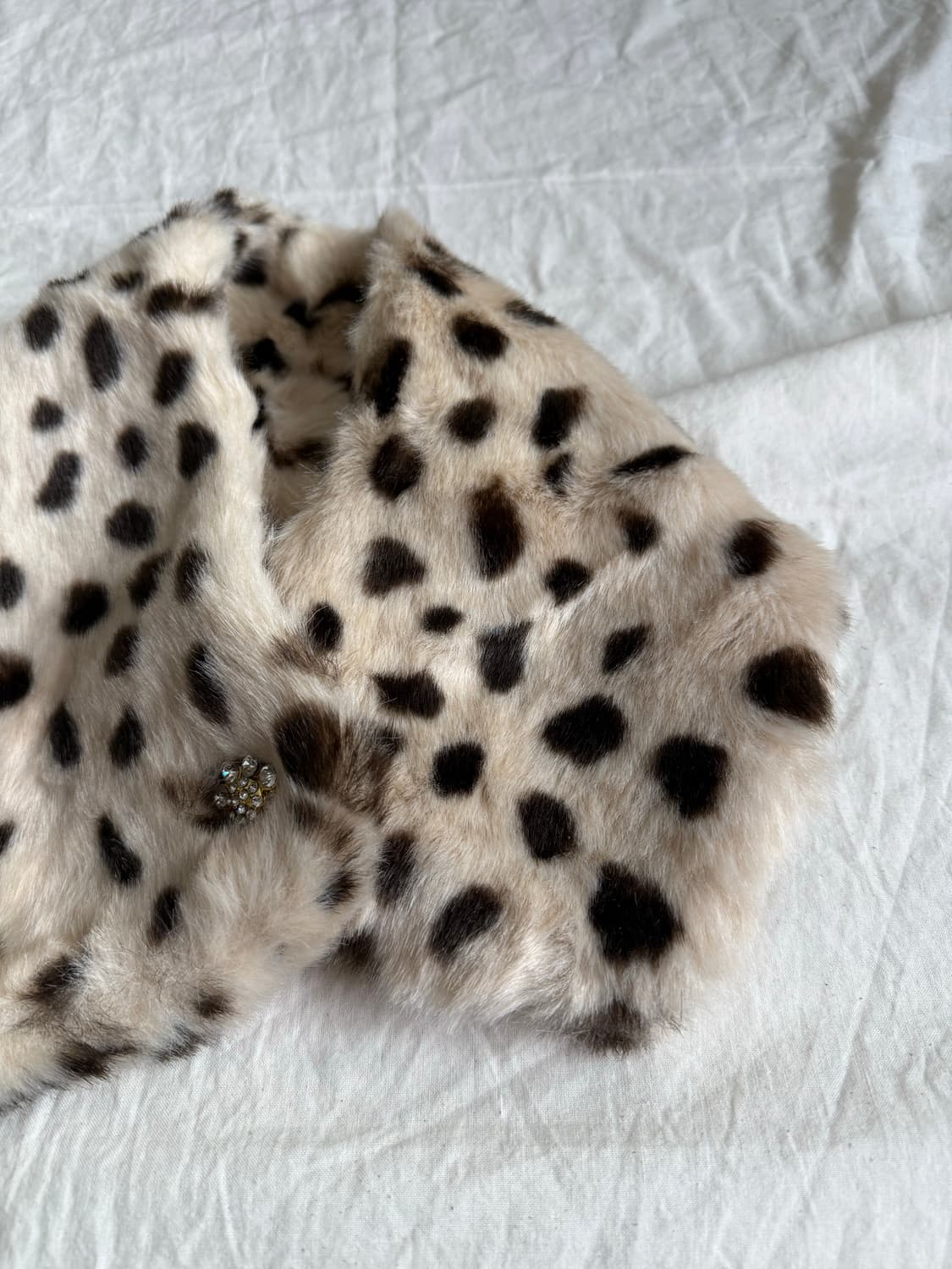 라떼갸루 호피 퍼 카라  상품이미지3